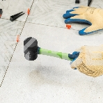 Киянка резиновая Сибртех 225г, черная резина, фибергласовая рукоятка, фото6