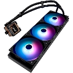 Водяное охлаждение для процессора Thermalright Frozen Warframe 420 ARGB (420мм, LED, Black, ARGB/Fans: 3x140мм, 88.7CFM, 29.8dBA, 1750RPM/Pump height 60мм, 23dBA, 3000RPM, Rad thickness 27мм/S: 1851, 1700, 1200, 115X, 2011, 2066, AM5, AM4), фото6