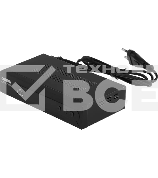 Приставка для цифрового ТВ Cadena CDT-2315SB черный, DVB-T2, DVB-T, HDMI, USB 2.0