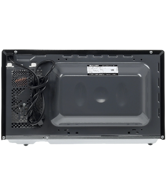 Микроволновая печь Sharp R-2000RK черный, 20 л, 800 Вт, переключатели - поворотный механизм