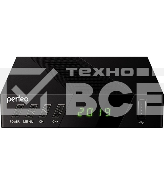 Приставка Perfeo DVB-T2/C приставка 'STREAM-2' для цифр.TV, Wi-Fi, IPTV, HDMI, 2 USB, DolbyDigital, пульт ДУ PF_A4488