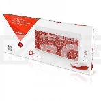 Комплект клавиатура+мышь Smartbuy 220349AG беспроводной, USB, 1600 DPI, белый/красный, фото2