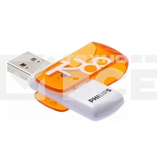 Флеш диск 128GB PHILIPS VIVID2.0 128GB, USB 2.0