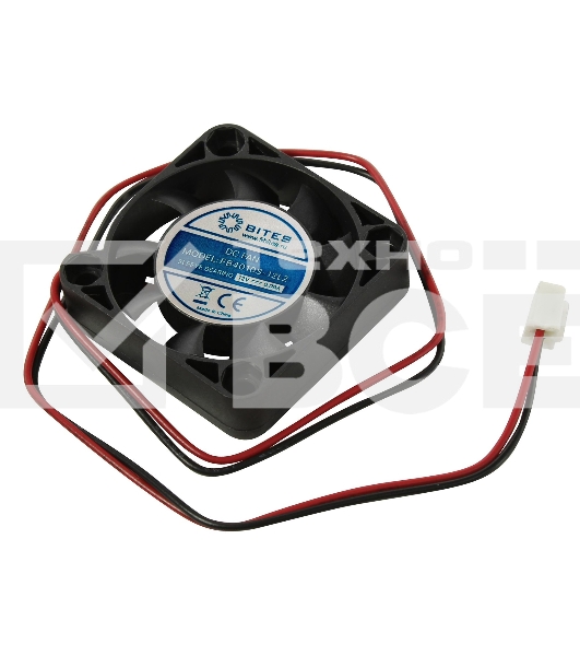 Вентилятор  для корпуса 5bites FB4010S-12L2 черный 40мм 5000rpm 22db 2-pin