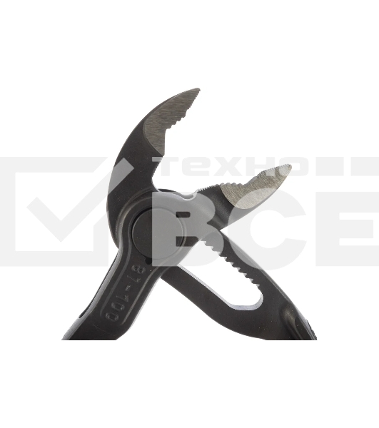 Клещи переставные сантехнические с фиксатором Knipex KN-8700100 28мм (1дюйм) под ключ 24мм L-100мм Cr-V сер.