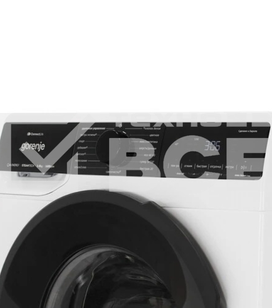 Стиральная машина Gorenje WPNA84A2TWIFI/C белый загр. фронтальная макс.: 8 кг 1400об/мин класс: А+++