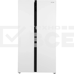Холодильник Hyundai CS5003F белое двухкамерный 331/165л морозилка сбоку, Total No Frost, Side by Side