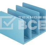 Подставка-ограничитель для книг Deli NS006BLUE Nusign 162x162x122мм синий, фото 1