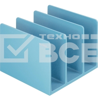 Подставка-ограничитель для книг Deli NS006BLUE Nusign 162x162x122мм синий