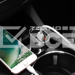 Автомобильная зарядка HOCO Z29 Regal, 2xUSB + прикуриватель, 3.1A, 96W, черный, фото3