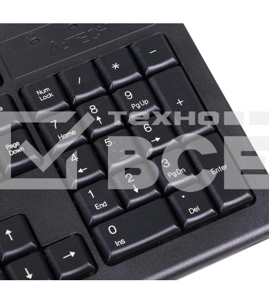 Клавиатура A4Tech KR-85 проводная USB черный