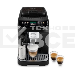 Кофемашина автоматическая DeLonghi ECAM310.60.B черный, исп. кофе - 	зерновой/молотый, 1.8 л, 1450 Вт, 15 Бар