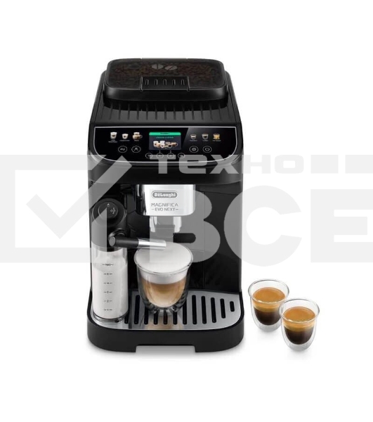 Кофемашина автоматическая DeLonghi ECAM310.60.B черный, исп. кофе - 	зерновой/молотый, 1.8 л, 1450 Вт, 15 Бар