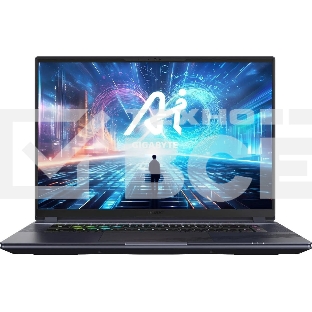 Ноутбук Gigabyte Aorus 16X серый ASG-63KZC64SD Core i9 14900HX 32Gb SSD1Tb NVIDIA GeForce RTX4070 8Gb 16