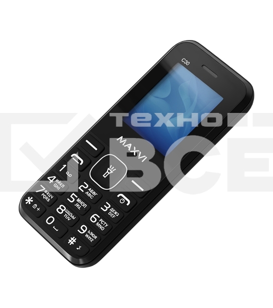 Мобильный телефон Maxvi C30 черный