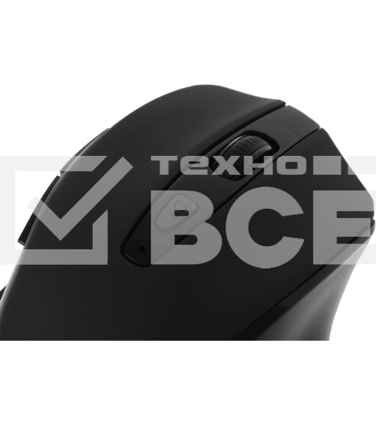 Мышь беспроводная Defender Prime MB-053 черный, 1600 dpi, радиоканал, USB, кнопки - 6