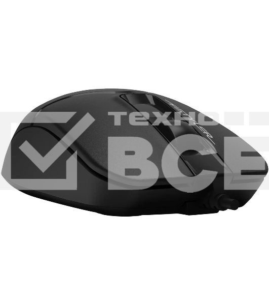 Мышь проводная A4Tech Fstyler FM12S черный, 1200 dpi, USB, кнопки - 3