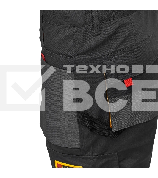 Брюки профессиональные рабочие Denzel 65% полиэстер 35% хлопок, XXL