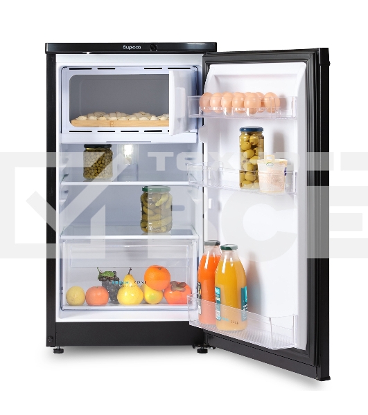 Холодильник Бирюса B408 черный однокамерный 88/27л морозилка сверху