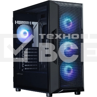 Корпус ZALMAN MidiTower I3 NEO ARGb V2 black (ATX, без БП, 2xUSB3.0, 4x120мм ARGb) (Zalman i3 NEO ARGb V2 Black)