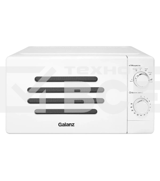 Микроволновая печь GALANZ MOS2007MW 20 л, 700 Вт, белый