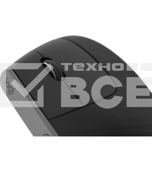 Мышь беспроводная/проводная Logitech MX Vertical графитовый, 4000 dpi, радиоканал, Bluetooth, USB, кнопки - 6