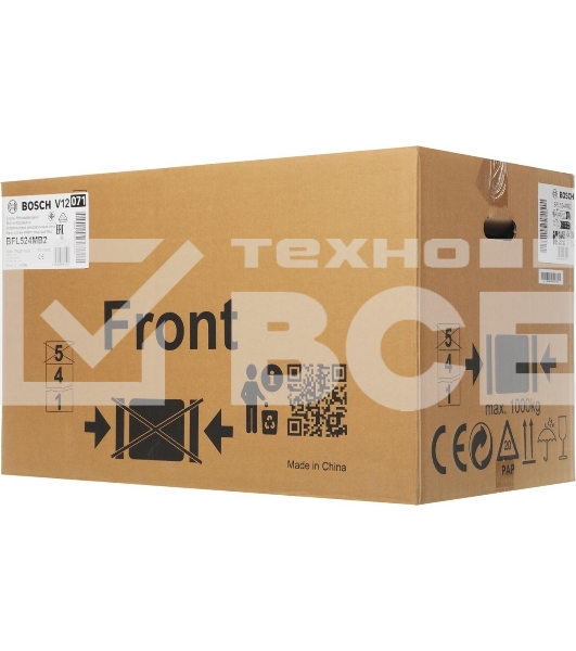 Встраиваемая микроволновая печь Bosch BFL524MB2 черный 20л. 800Вт