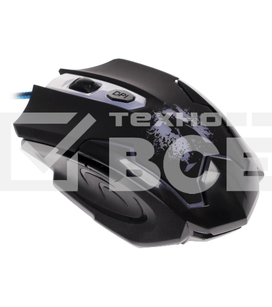 Комплект клавиатура+мышь Qumo Spirit of Wisdom проводной, USB, 2400 DPI, чёрный