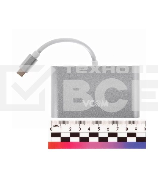 Кабель-адаптер USB3.1 Type-CM-->HDMI+USB3.0+RJ45+PD charging  VCOM <CU455> Кабель-адаптер USB3.1 Type-CM-->HDMI+USB3.0+RJ45+PD charging  VCOM <CU455>