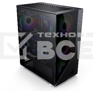 Компьютерный корпус AeroCool / Formula V-LINE 7713 черный без БП ATX 3x120mm 2xUSB2.0 1xUSB3.0 audio bott PSU