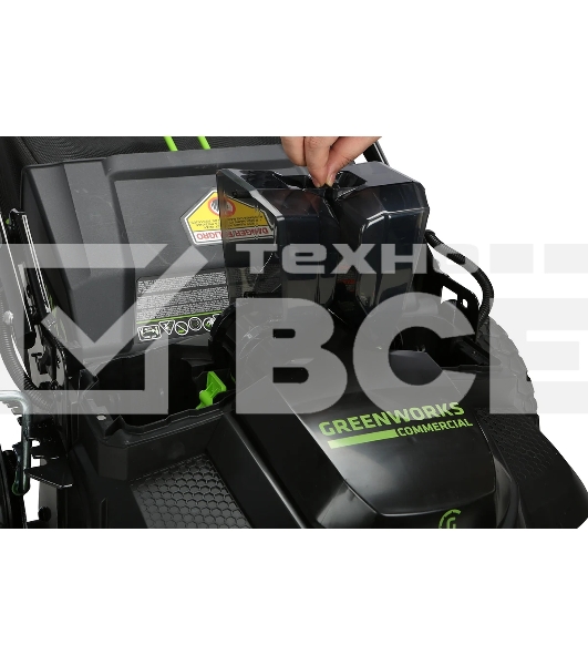 Газонокосилка аккумуляторная GreenWorks GC82LM61S, TwinForce, 82V, 61 см, самоходная, бесщеточная, без АКБ и ЗУ  (2515607)