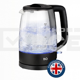 Чайник электрический BQ KT1839G черный. Мощность: 2200 Вт, объем: 1.7 л