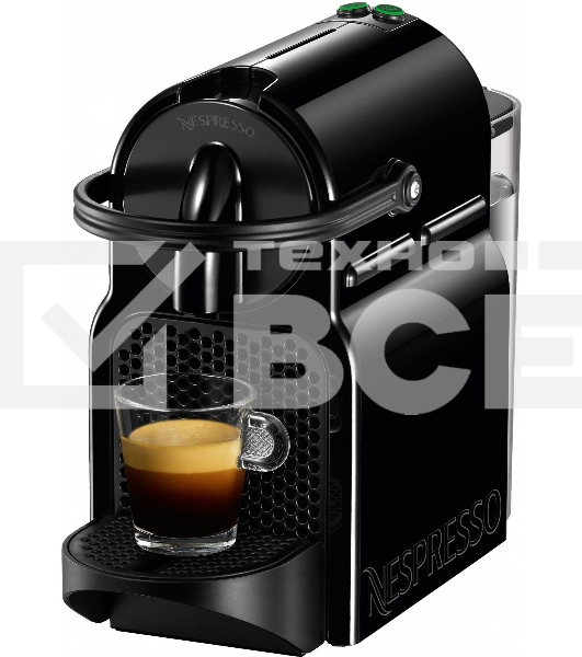 Кофеварка капсульная DeLonghi Nespresso Inissia EN80.B (D40) черный, исп. кофе - капсулы, 0.8 л, 1260 Вт, 19 Бар.
