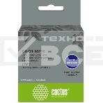 Картридж ленточный Cactus CS-D1-53710 24мм, черный шрифт, прозрачный фон, 7м для DYMO Rhino Pro 6000, LM 500TS, фото2