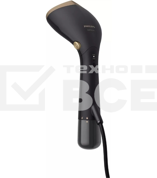 Отпариватель Philips STH7060/80 черный, 1500 Вт, подача пара до 28 г/мин, бак 200 мл, горизонтальное отпаривание