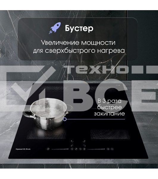 Варочная панель Zigmund & Shtain CI 62.6 B черный