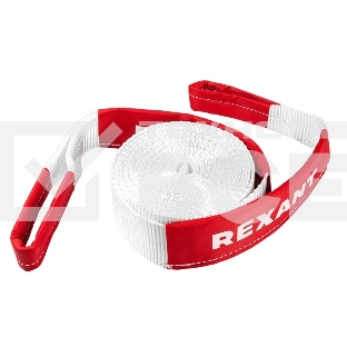 Трос динамический (стропа) Rexant 7т, 6м, белый, в чехле 80-0239