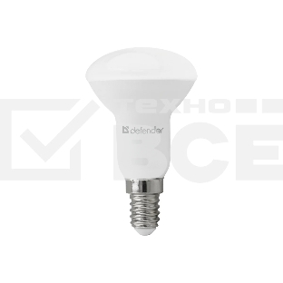 Лампочка светодиодная Defender R50-6W-840-E14 рефлектор, 4000 К, нейтральный белый