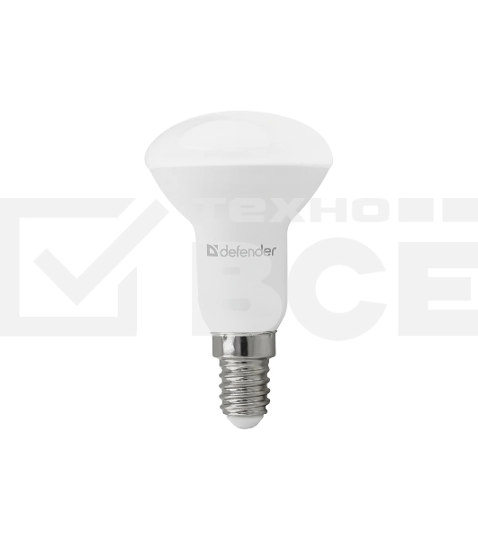 Лампочка светодиодная Defender R50-6W-840-E14 рефлектор, 4000 К, нейтральный белый