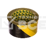 Лента сигнальная FIT IT 11855 черно-желтая, 50*100 м, фото3
