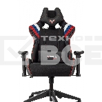 Кресло игровое Бюрократ VIKING 4 AERO RUS белый/синий/красный/черный, искусст. кожа/ткань, две подушки, фото46