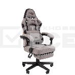 Кресло игровое Chairman game CH27 серо-черный, фото 1