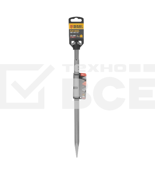 Зубило Denzel плоское, 18 х 25 х 400 мм, 40Cr, SDS MAX