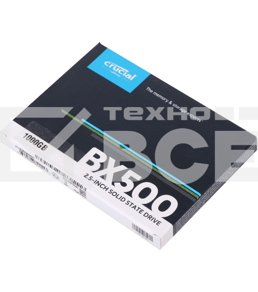Накопитель SSD Crucial BX500, 1Tb, SATA III, 2.5