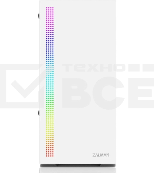 Компьютерный корпус ZALMAN S5, ATX, WHITE, WINDOW, 2xCOMBO (3.5