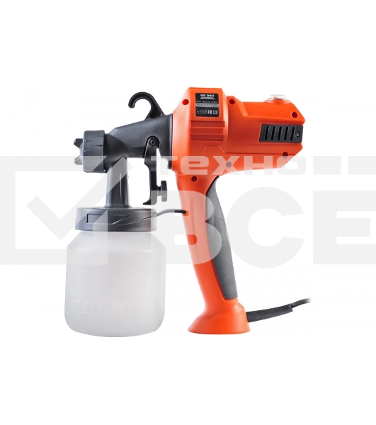 Краскопульт электрический PATRIOT SG 350. 450Вт., 740 мл/мин., Сопло: 2,6 мм.