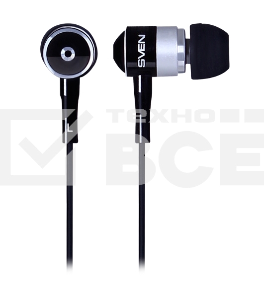 Наушники проводные внутриканальные SVEN E-10 BK (черный)