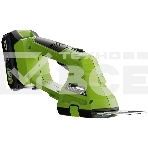 Ножницы-кусторез аккумуляторные Deli DG621-1 (1АКБ*2А·ч + ЗУ, 20V), макс. толщина реза 8мм, макс. частота хода лезвия 1200об/мин, ширина обработки травы 10 см, длина насадки для кустовых пород 20 см, фото3