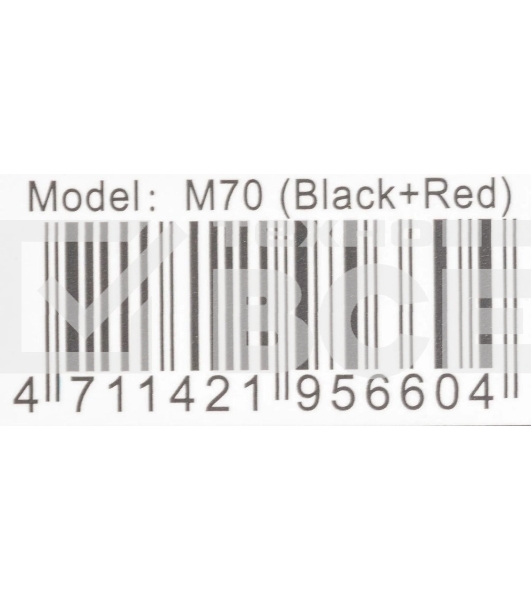 Гарнитура проводная с микрофоном A4Tech Bloody M70 черный/красный вкладыши BT в ушной раковине (M70 BLACK+ RED)