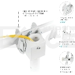 Кронштейн для телевизора Arm Media LCD-1800 белый, 26'-65' макс. 55 кг, потолочный, поворот и наклон, фото2